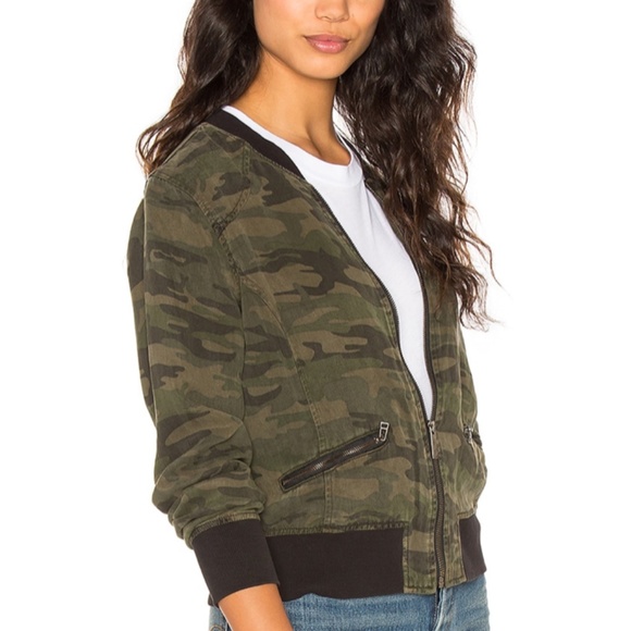 Sanctuary Camo Print Bomber Jacket - Picture 5 of 12